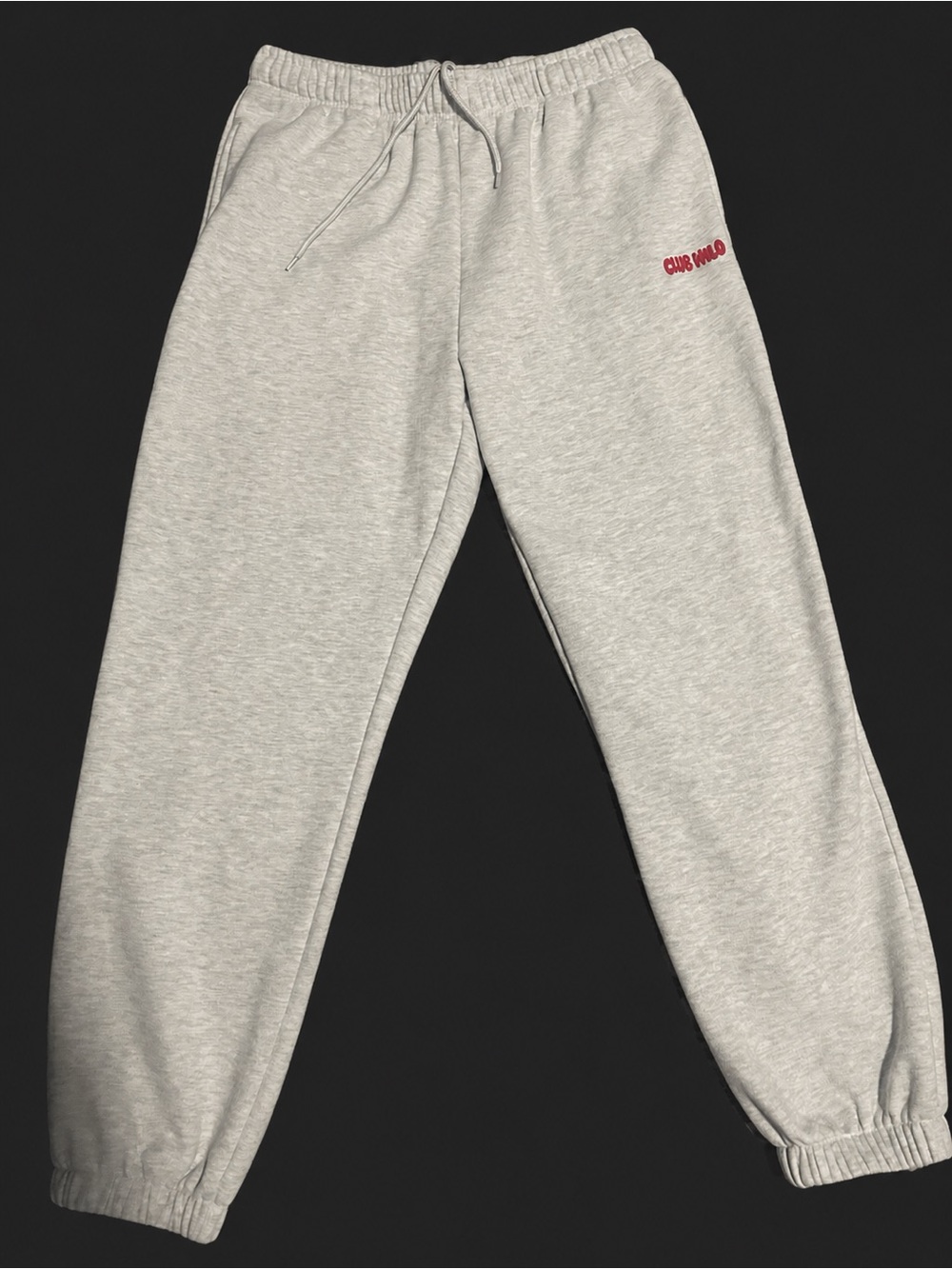 WILO Grey Sweatpants with Elastic Waist. Super Soft.
